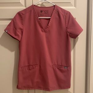 FIGS scrub top XS EUC